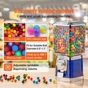 KFFKFF Bubble Gum Machine for Children, 17H Household Sweet Vendor, PC Candy Distributor, Gumball Machine for Gaming Outlets, Coin-Driven Gumball Repository for Toy Capsules Bouncy Balls Sweets