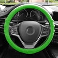 thumbnail image 3 of FH Group , Couvercle de Volant en Silicone avec Marques de Prise, Vert pour Auto, 3 of 4