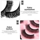 thumbnail image 3 of unbranded 10 Pares De Pestañas Postizas Negras 7D De Aspecto Natural Para Maquillaje Clásico Y, 3 of 6