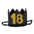 thumbnail image 1 of 1PC Birthday Party Hat Party Decorative Tiara Crown Eye-Catching Hat Crown, 1 of 9