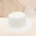 thumbnail image 2 of Gsakboxl Bucket Hat Women Dome French Style Straw Boater Hat, Elegant Retro Top Hat for Summer Vacation Party Outdoor, 2 of 3