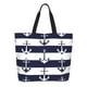 thumbnail image 1 of Balery Anchors Bolsa Tote Estilo Estético con Cremalleras, Bolsa de Hombro, Bolsa de Compras Grande y Plegable, 1 of 8