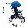 thumbnail image 4 of Triciclo Evolutivo Para Niños Semi-Plegable Asiento 360° Azul, 4 of 4