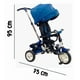 thumbnail image 4 of Triciclo Evolutivo Para Niños Semi-Plegable Asiento 360° Azul, 4 of 4
