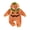 Orange, variant on RUINIXCW Infant Baby Halloween Cosplsy Adorable Long Sleeve Hooded Zipper Jumpsuit