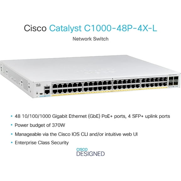 Catalyst C1000-48P Ethernet Switch