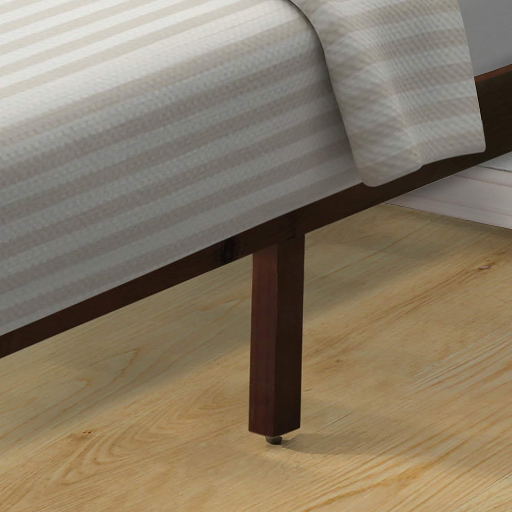 Sale Classic Wood Platform Beds with Headboard and Footboard, Espresso