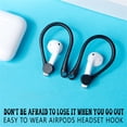 thumbnail image 4 of DPTALR Ear Hooks Designed For Apple AirPods 1 2 3 & Pro Ear Hooks For Running Long-Lasting Comfort Lightweight, 4 of 9