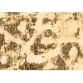 thumbnail image 1 of Ahgly Company Indoor Rectangle Abstract Brown Modern Area Rugs, 2' x 3', 1 of 4