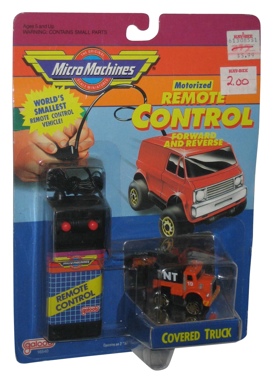 Micro Machines Remote Control Covered Truck (1989) Galoob Toy Car Set - Walmart.com