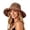 Multicolour, variant on FINALGANG Womens Wide Brim Woven Straw Sun Hat With Colorful Beaded Chin Strap For Summer Beach Vacation Outdoor Activities Leisure Hat