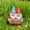A, variant on Resin Garden Gnome Statue, Miniature Collectible Figurine for Outdoor Patio Yard Decor, Weatherproof Hand-Painted Ornament