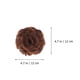 thumbnail image 5 of 2 unids flores peluca pelo garras pelo chignon pony colha cola de caballo extensión de cabello (rojo), 5 of 7
