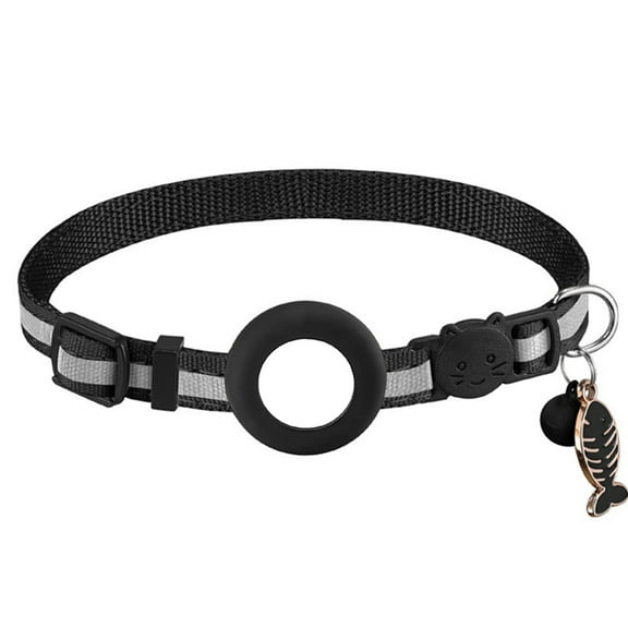 Breakaway Pet Collar Safety Adjustable Cat Collar with Waterproof Tracker-Case