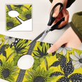 thumbnail image 6 of Yayeee Faucet Mat for Kitchen Sink 14.7" Diatomite Long Splash Guard Pad, Yellow Flowers, 6 of 7
