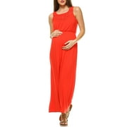 Women's Maternity Crochet Maxi Dress