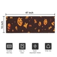 thumbnail image 5 of Halloween Spooky Icons on Dark Pattern Door Rugs,Washable Non Slip Door Mats Indoor,Decorative Door Mats,Entry Mat Indoor for Entrance,Bedroom,Kitchen,Bathroom,16"x47", 5 of 6