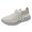 White, variant on Women Thick-Soled Solid Sneakers Casual Mesh Walking Shoes Lightweight Sport Shoes Tennis Sneakers for Women Stylish