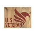 thumbnail image 2 of US Veteran Military Army Marines Navy Eagle Stencil Template Reusable 8.5 x 11 for Painting on Walls, Wood, Etc. By Stencilville, 2 of 2