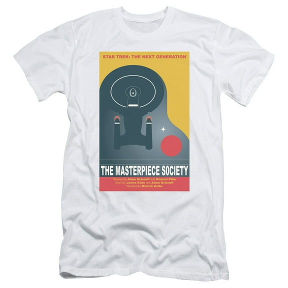 Star Trek Tng Season 5 Episode 13 Adult 30/1 T-Shirt White