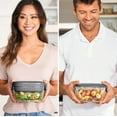 thumbnail image 4 of Bentgo Glass All-in-One Salad Container - Dark Gray, 4 of 5