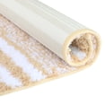 thumbnail image 4 of REGALWOVEN Bathroom Rug Mat, Extra Soft and Absorbent Microfiber Bath Rugs Fluffy Striped Non Slip Floor Mat Beige 16" x 24", 4 of 5