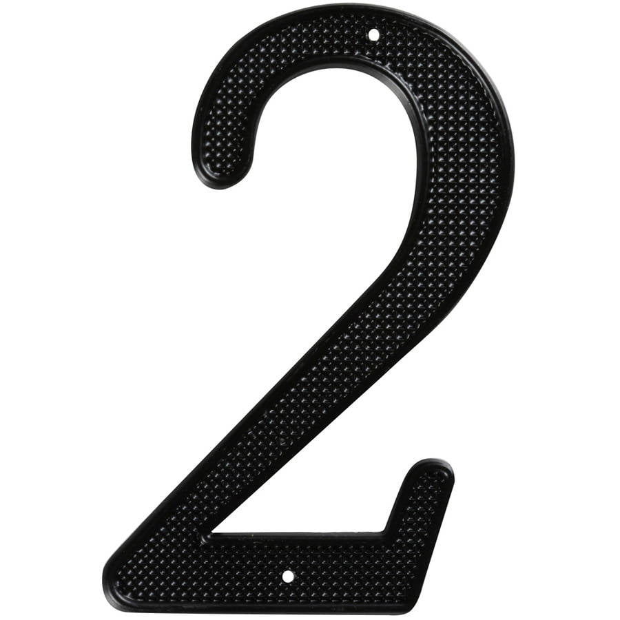 Stanley Hardware 579928 4" Black 2 House Numbers