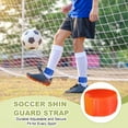 thumbnail image 5 of Soccer Shin Guard Strap Polypropylene Anti Slip Shin Fixed Straps Ankle Guards Fit for Football Cycling Orange, 5 of 7