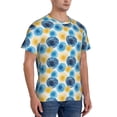 thumbnail image 2 of Qekee Circular Classic Fit T-Shirt Men's Shirt Men's Tight Short Sleeves for Exercise, Running, Mountaineering - Circular, 2 of 9