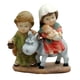 thumbnail image 1 of Figura de la Natividad de la Sagrada Familia, minidecoración, adorno religioso, regalo de Navidad Paseo en burro, 1 of 9