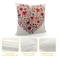 thumbnail image 4 of GOSMITH  Valentine's Day Pillow Covers Red White Sweet Love Throw Pillow Case Hearts Stripes Love Cushion Cover for Home Couch Sofa Wedding Anniversary Decoration,, 4 of 5