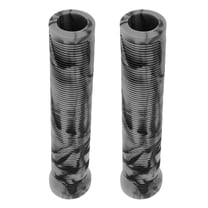 TABLZONE 1Pair Rubber Bike Handlebar Grips Grey Absorbing Covers for Bicycle Use