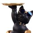 thumbnail image 3 of DQrwqpou Bandeja Almacenamiento Llaves Pitbull Estatua Versátil Pitbull para Adorno Mesa (negro), 3 of 9