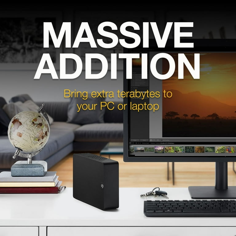 Seagate 6TB ExpansionPLUS Hard Drive - USB 3.0, Rescue Data