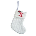 thumbnail image 2 of Gqtwoy Christmas Socks, Knitted White Embroidered Letter, Holiday Decoration for Mantel, Versatile Home Decor, Perfect Gift for Friends and Family, Unique Festive Ornaments, 2 of 5