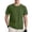 Green, variant on Men's Short Sleeve Clothing Casual Seamless Indentation Pocket Design Sense Cool Feeling Breathable Shirt Top Mens Workout Shirts