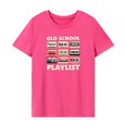 thumbnail image 2 of Camiseta básica para mujer Fernando camiseta de verano cuello redondo desplazamientos en la calle M, 2 of 7