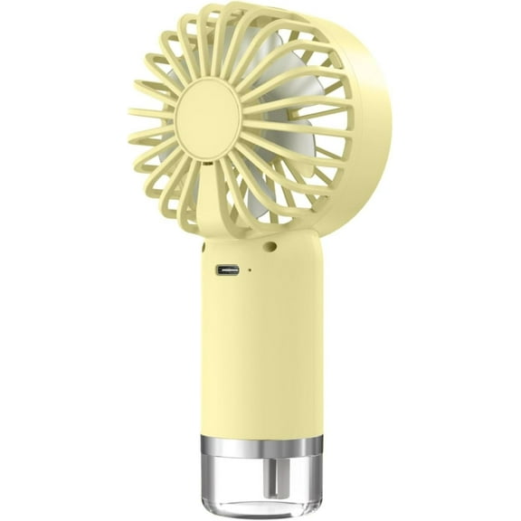 Portable Handheld Fan That Blow Cold Air Hand Held Rechargeable Fans Portable Foldable Desk Fan Travel Essentials Women Fans for Home/Office/Outdoor Cooling Summer Mom Birthday Gifts