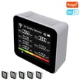 thumbnail image 1 of Air quality tester,20 Indoor App Alarm Remote Function Co2 Support Wifi In 1 Quality Co2 Function Quality Office Quality Function 1 Indoor Co2 Quality Tester Quality Indoor Co2 Function Wifi Air 1 20, 1 of 6