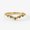 Rose Plated, variant on Round Cut Moss Agate V Shaped Curved Chevron Ring, 925 Sterling Silver Gold Plated Pretty Ring, Vintage Inspired Trendy Handmade Jewelry, Gift for Her