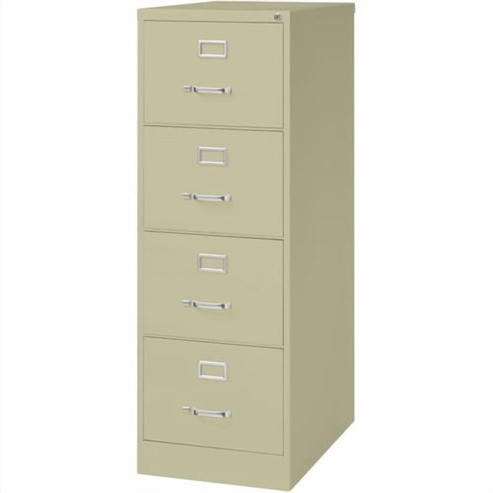 Lorell, Vertical File Cabinet - 4-Drawer, 1 Each, Putty