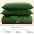 thumbnail image 5 of Exclusivo Mezcla Queen Quilt Bedding Set, Lightweight Soft Grass Green Queen Bedspreads Coverlets with Geometric Stitched Pattern, 5 of 7
