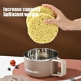 thumbnail image 5 of kkbbma under $5 Microwave Ramen Bowl with Handles,Soup Bowl with Lid and 304 Stainless Steel Liner Heat Insulation,for Soup and Instant Noodles,Oatmeal, Gumbo, Salad, 5 of 6
