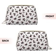 thumbnail image 3 of Cauagu Poodle Dog Print Large Cosmetic Bag,Portable Cosmetics Pouch Travel Makeup Bag Large Capacity Travel Makeup Case Organizer Makeup Brush Organizer, 3 of 8
