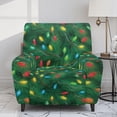 thumbnail image 2 of Kuiaobaty Illumination Print Recliner Chair Cover Large Christmas Reclining Sofa Slipcover Easy Replacement Reclining Slipcover Durable Recliner Couch Cover with Side Pocket for Living Room, 2 of 8