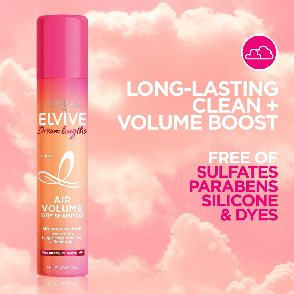 L'Oreal Paris Elvive Dream Lengths Air Volume Dry Shampoo, 4.16 oz