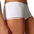 thumbnail image 5 of SKINY braguitas para mujer, pack de 2 - Cheeky Panty DP, Classic Cotton, encaje, algodón elástico Blanco XL (X-Large), 5 of 5