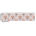 thumbnail image 3 of Ambesonne Boho Art Fabric by the Yard Upholstery, Minimalist Style Blossom, 2 Yards, Blush Rust and Army Green, 3 of 5