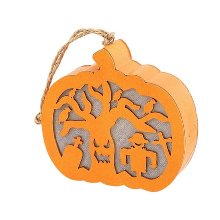 

A1 cuitcosohg Halloween Wooden Lighting Decoration Pendant Creative Wooden Bat Holiday Atmosphere LED Decoration boxwood B