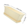 thumbnail image 2 of WRISTBIQUE 1 Set of Window Box Planter Plastic Planter Box for General Users Balcony Use, 2 of 8